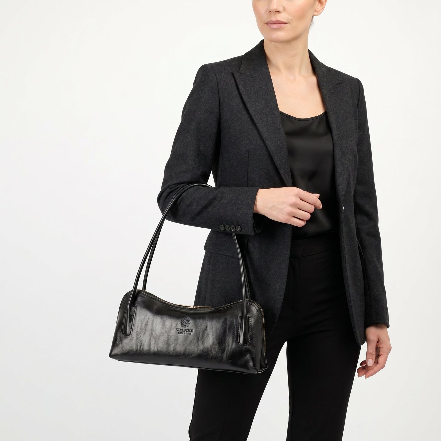 Lucy Borsa a Tracolla in Vera Pelle Made in Italy