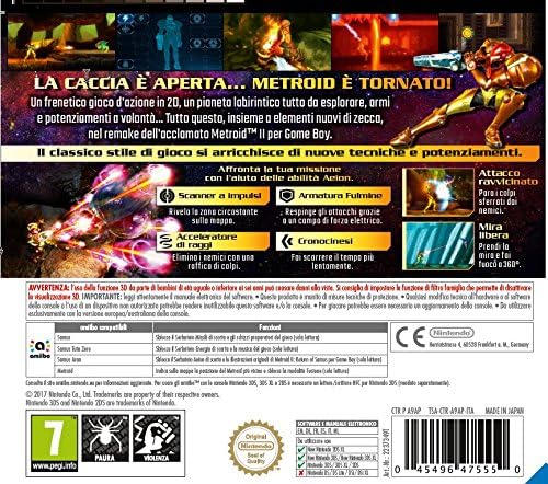 Metroid Samus Returns Nintendo 3Ds 2Ds Nuovo Gioco Italiano Sigillato