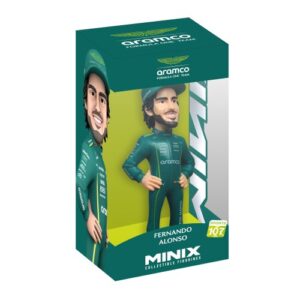Minix F1  (Sports 107) Fernando Alonso Formula 1 Aston Martin Figure 11cm