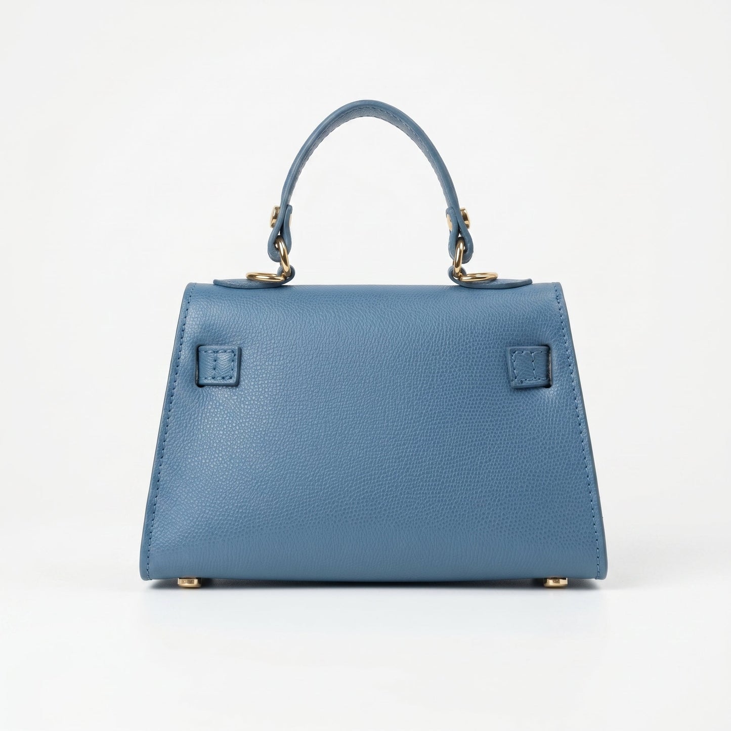 Mini Beky Borsa in Vera Pelle con Tracolla Regolabile e Chiusura Rotante