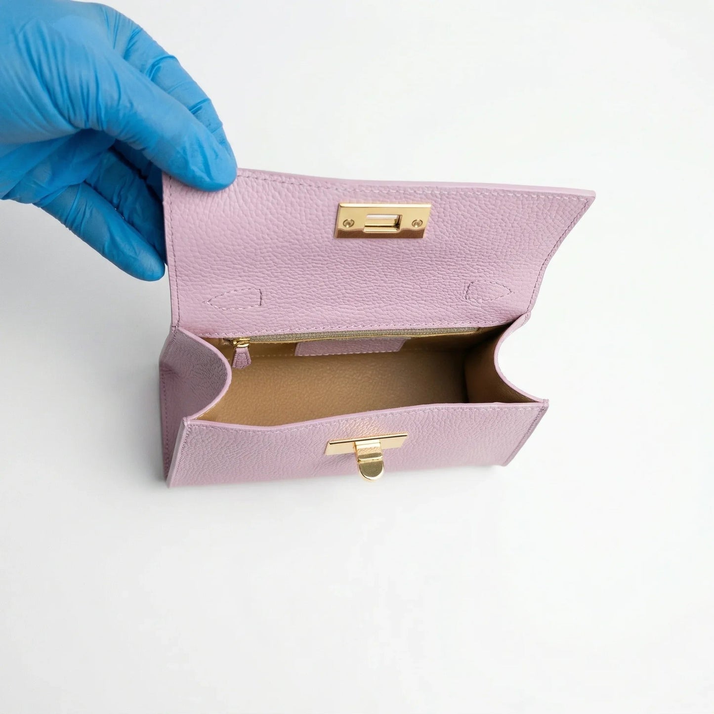 Mini Borsa Veron in Vera Pelle con Tracolla Rimovibile