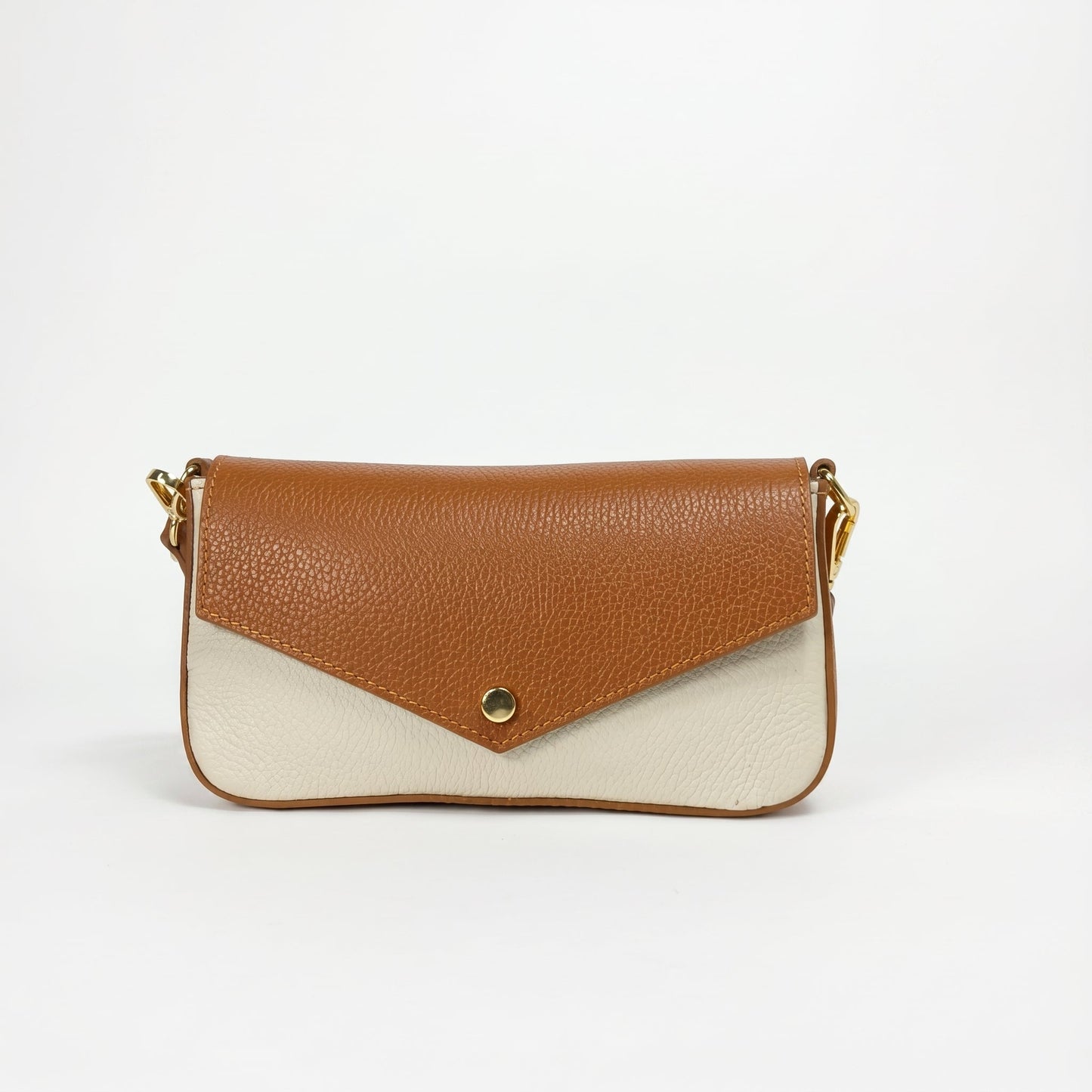 Monica Borsa a Secchiello in Vera Pelle con Tracolla Made in Italy