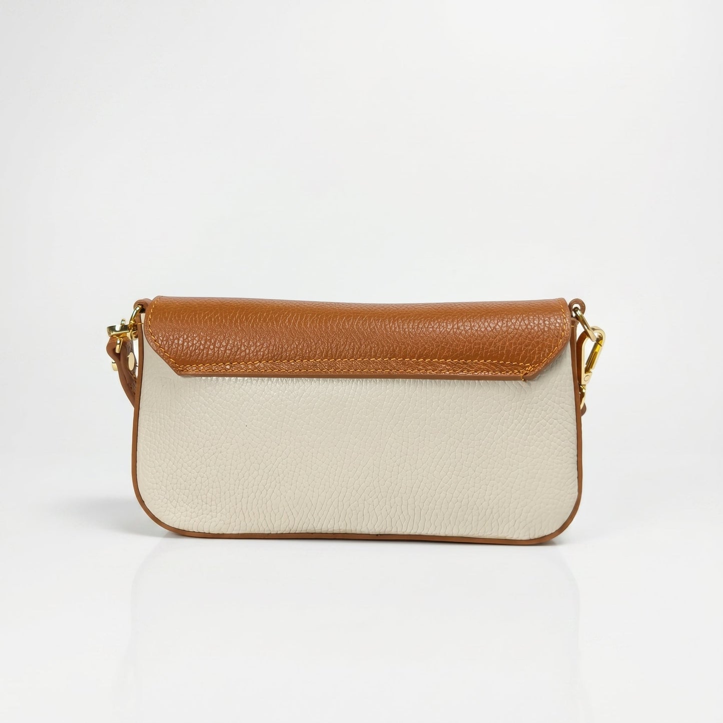 Monica Borsa a Secchiello in Vera Pelle con Tracolla Made in Italy