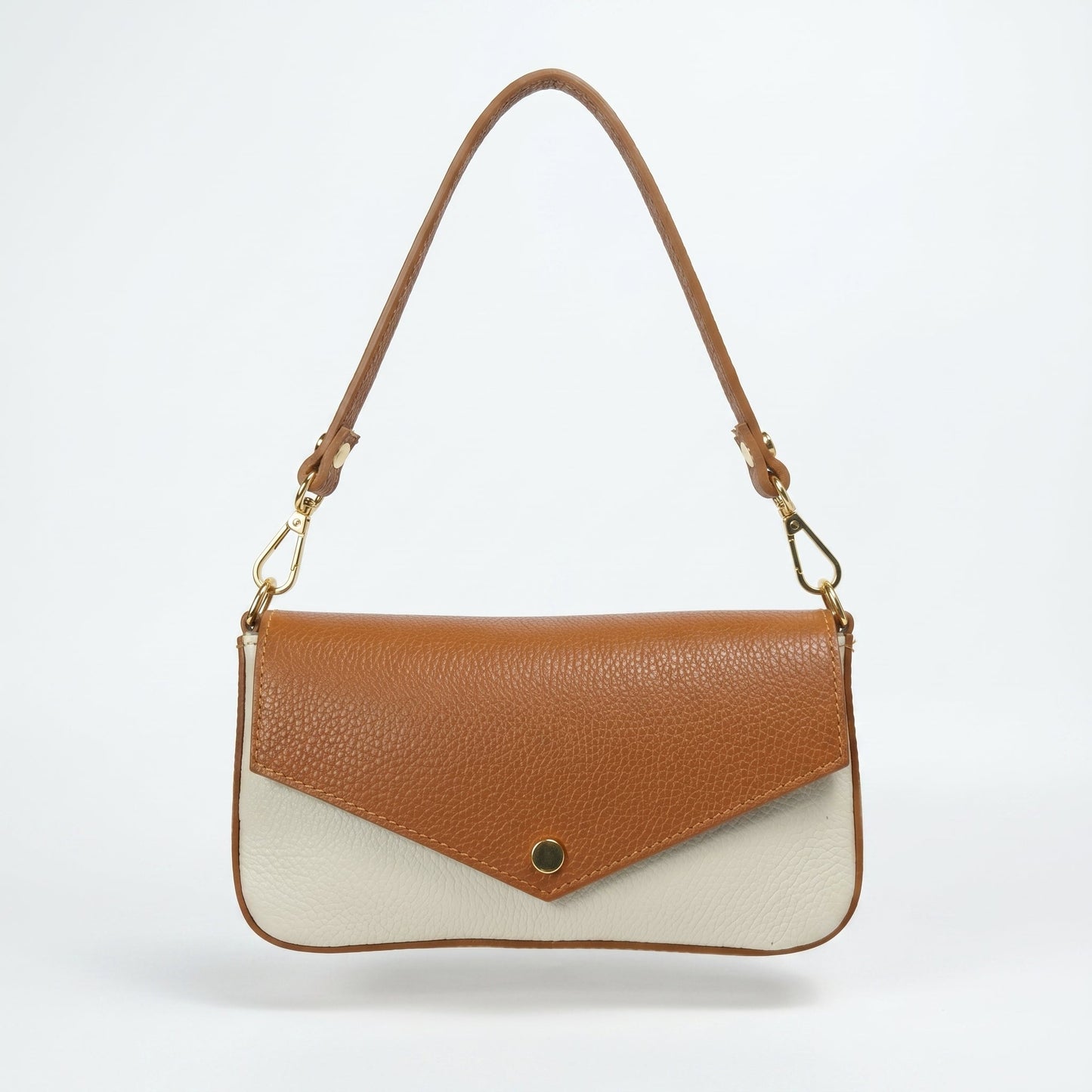 Monica Borsa a Secchiello in Vera Pelle con Tracolla Made in Italy