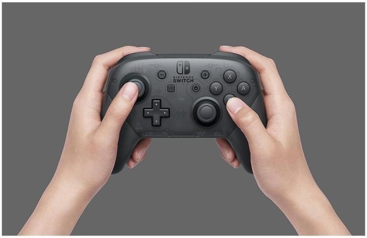 Switch Pro Controller Pad Nintendo Switch Edizione Black Hd Rumble Joy-Con Nero