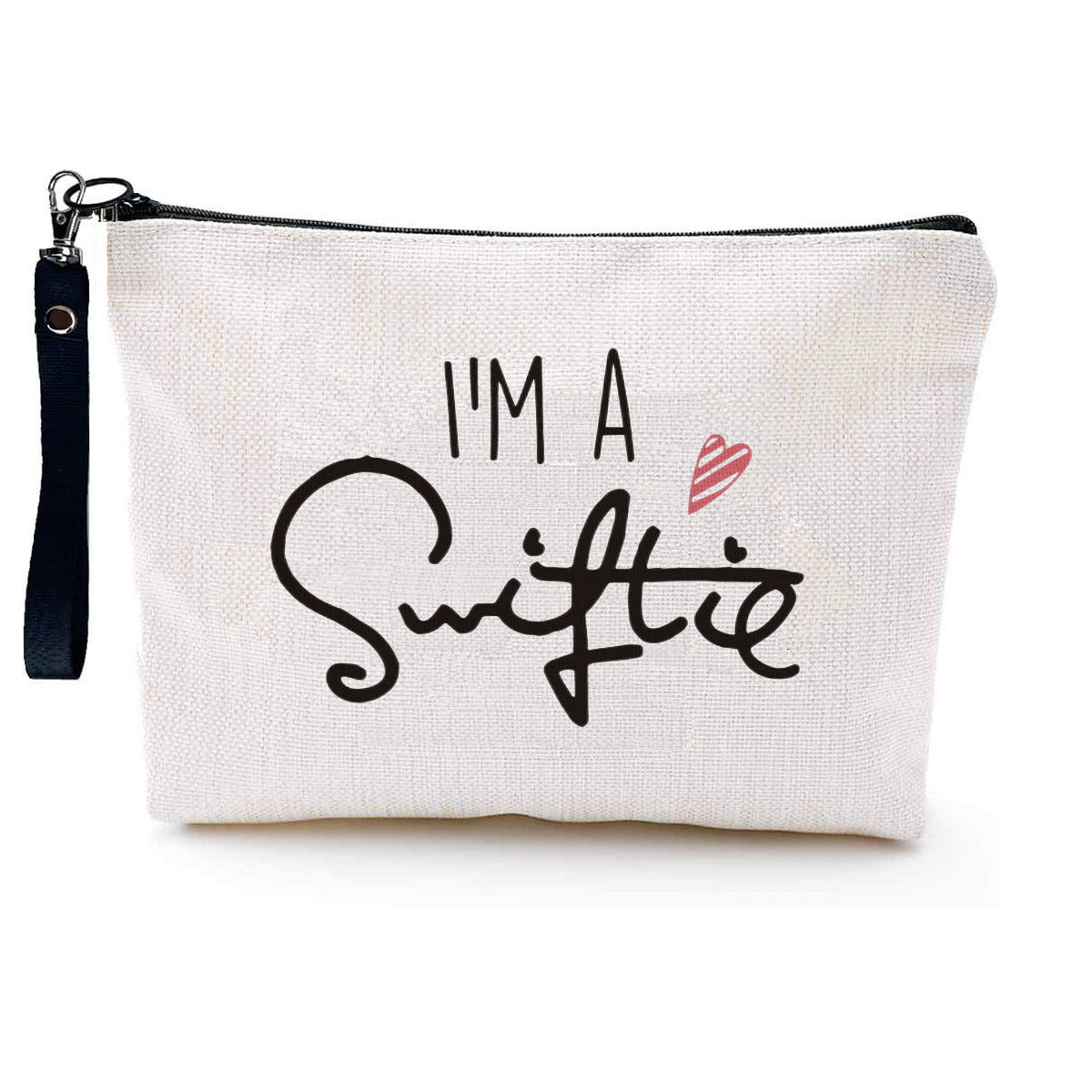 Astuccio portapenne minimalista per studenti, borsa portatile in tela resistente all'usura