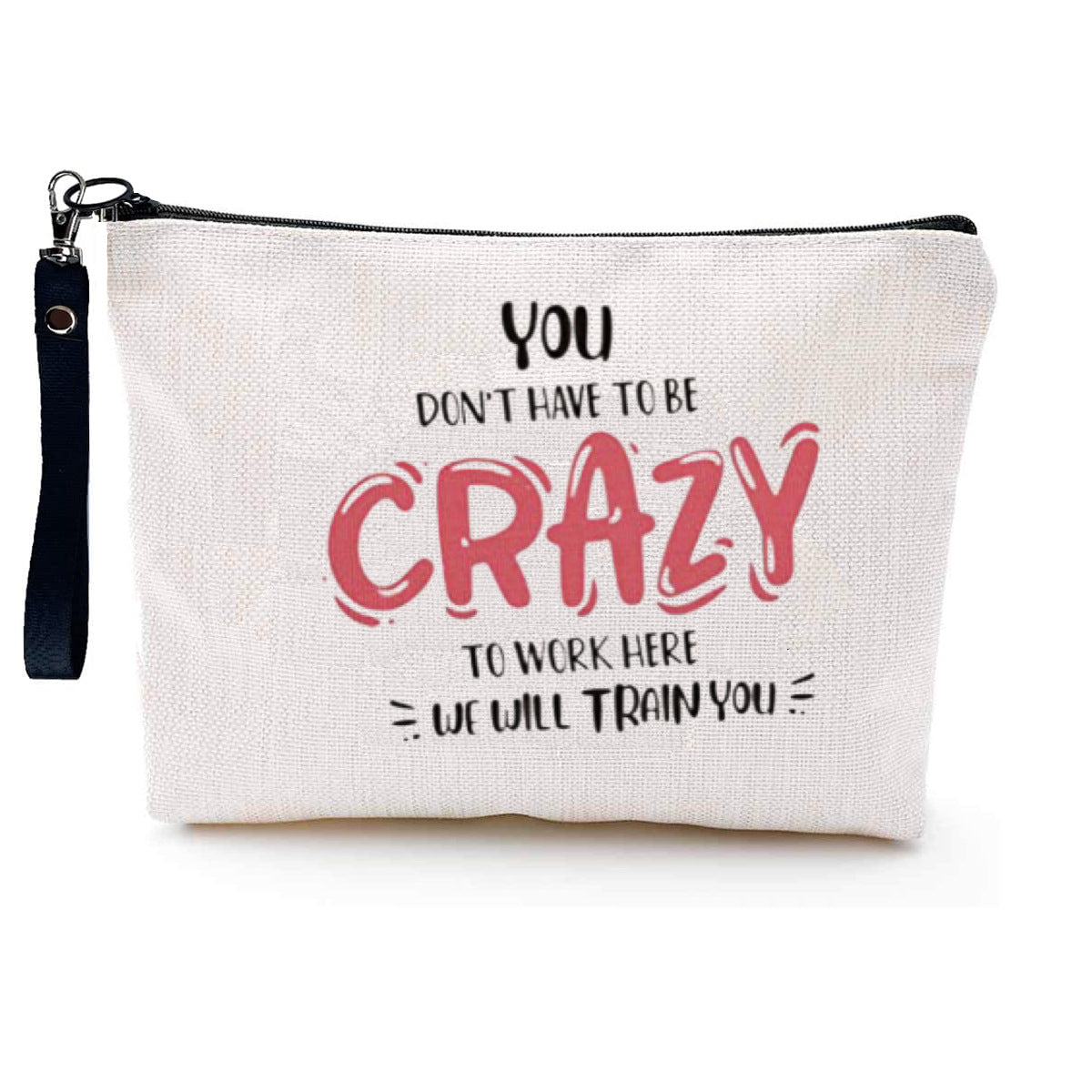 Astuccio portapenne minimalista per studenti, borsa portatile in tela resistente all'usura