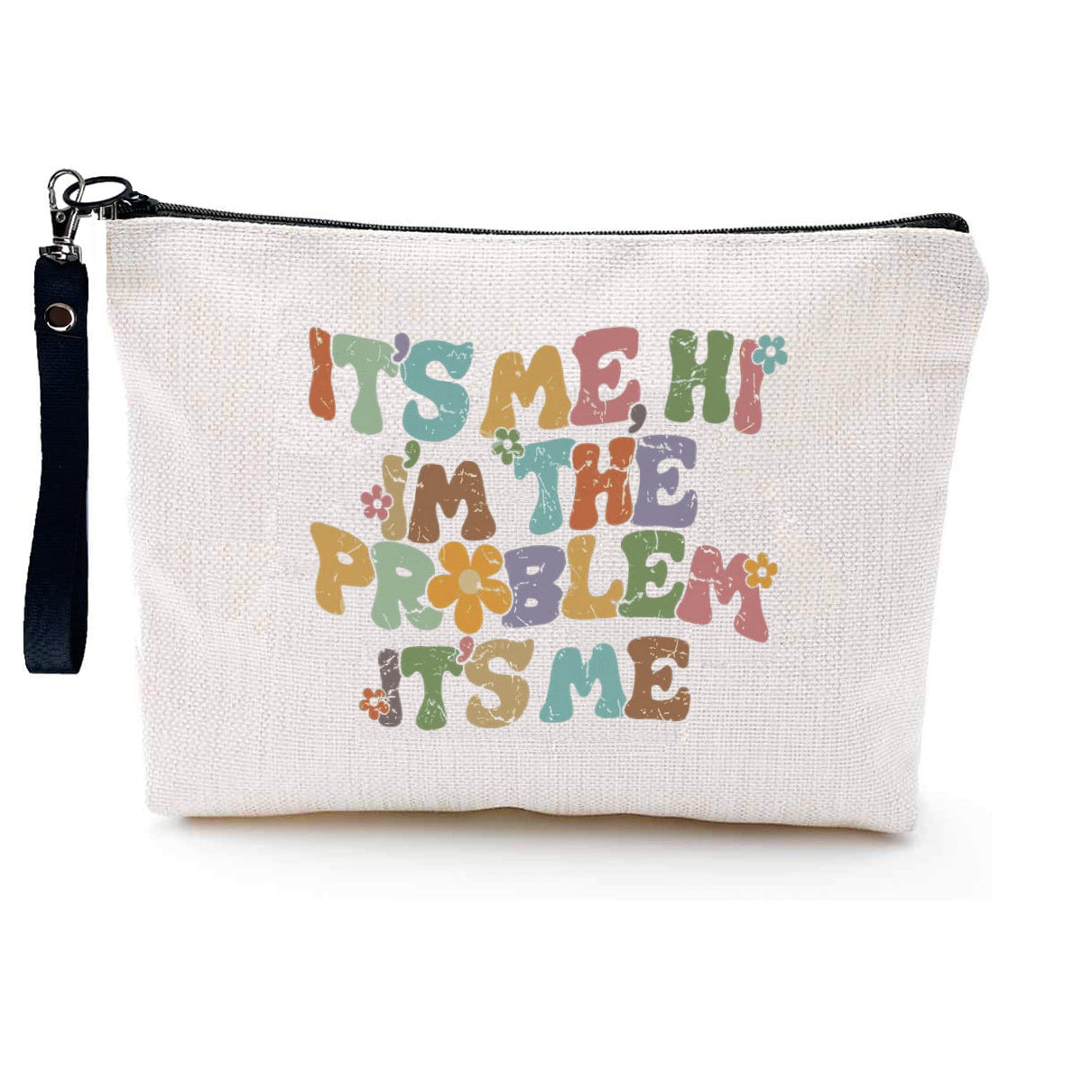 Astuccio portapenne minimalista per studenti, borsa portatile in tela resistente all'usura