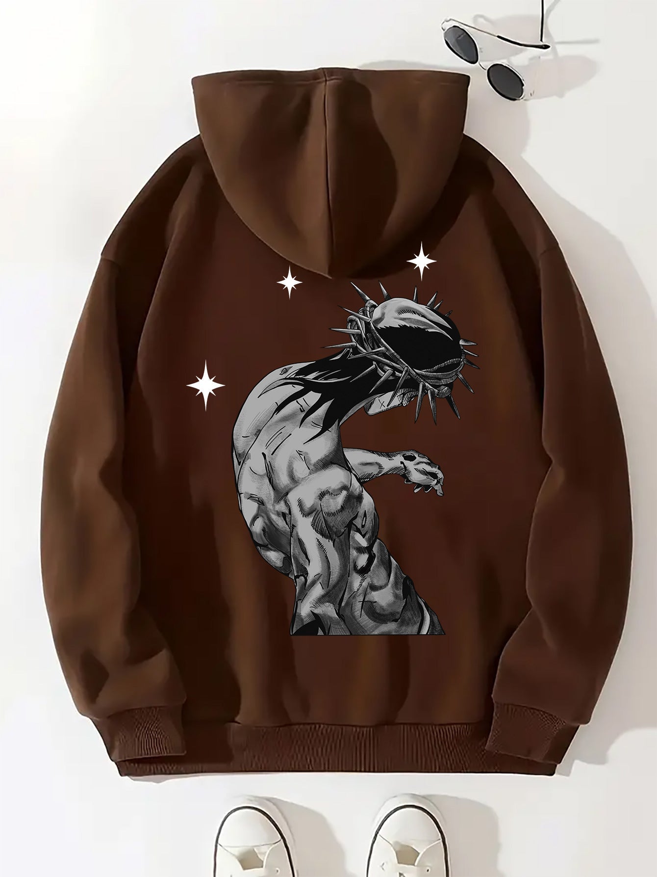 Women's Fashion Casual Letter Jesus Print Hoodie