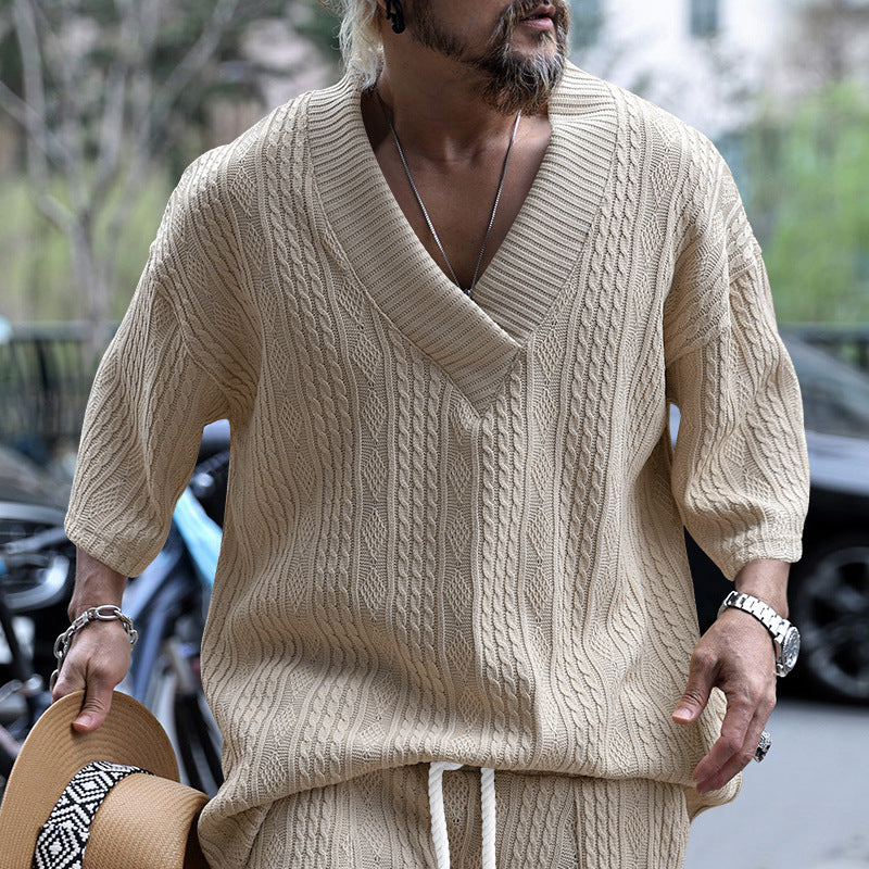 Men's Fashion Casual Loose Short Sleeves