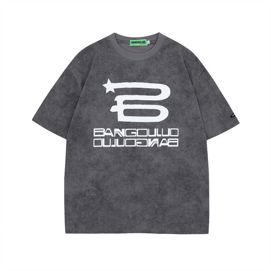 High Street Letter Print Short-sleeve