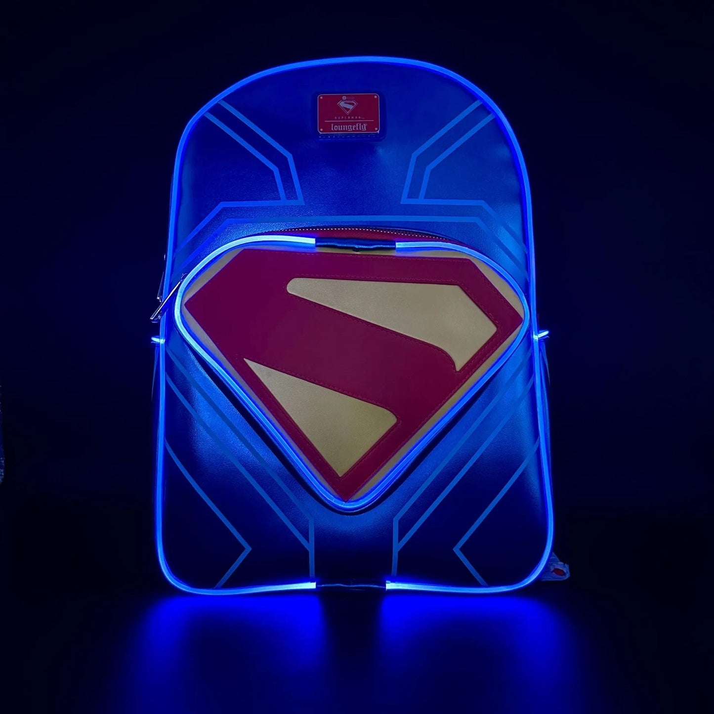 Funko Loungefly Warner Bros - Zainetto DC Superman Glow Full-Size Backpack