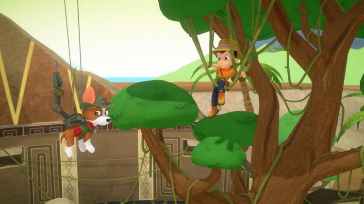 Paw Patrol: On A Roll! + Mighty Pups Save Adventure Bay! PS4 2 Games Italian