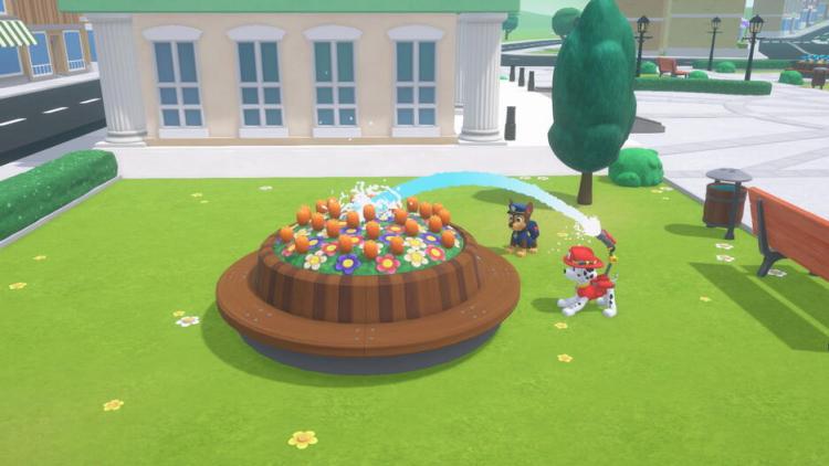 Paw Patrol: On A Roll! + Mighty Pups Save Adventure Bay! PS4 2 Games Italian