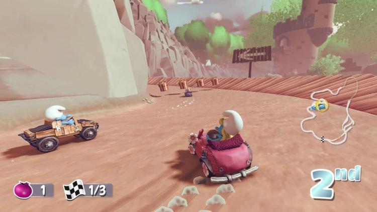 Smurfs Kart PS4 Video Game PlayStation 4 EU Italian Game Smurfs Kart Ita