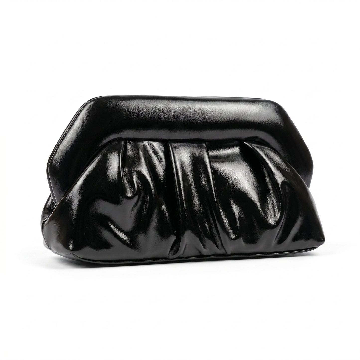 Pochette Drappeggiata con Chiusura a Clip – Coconuda