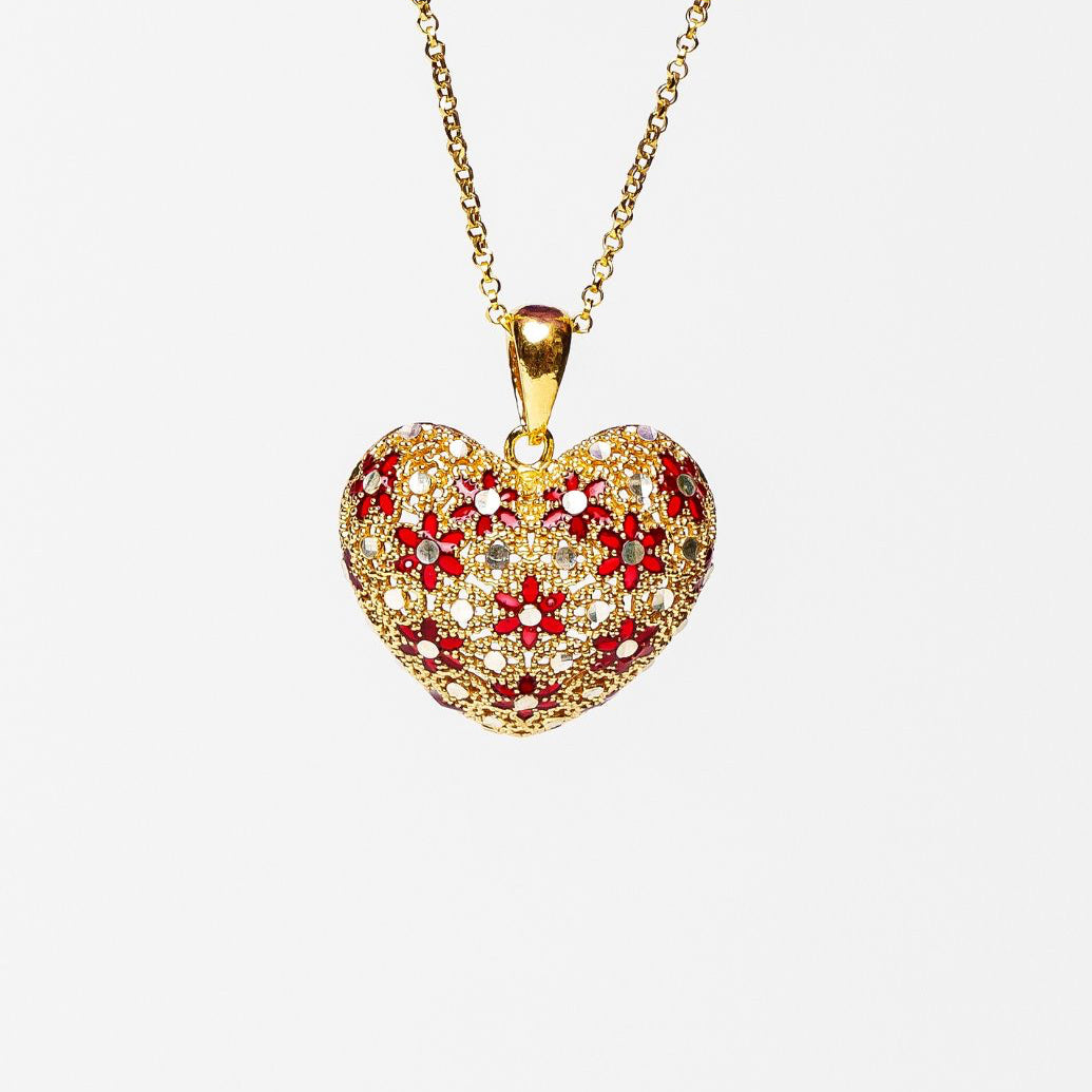 COLLANA CUORE IN ARGENTO "CUORE GROSSO"