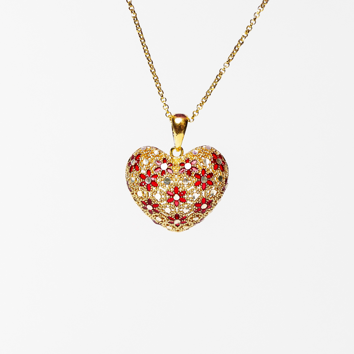 COLLANA CUORE IN ARGENTO "CUORE GROSSO"