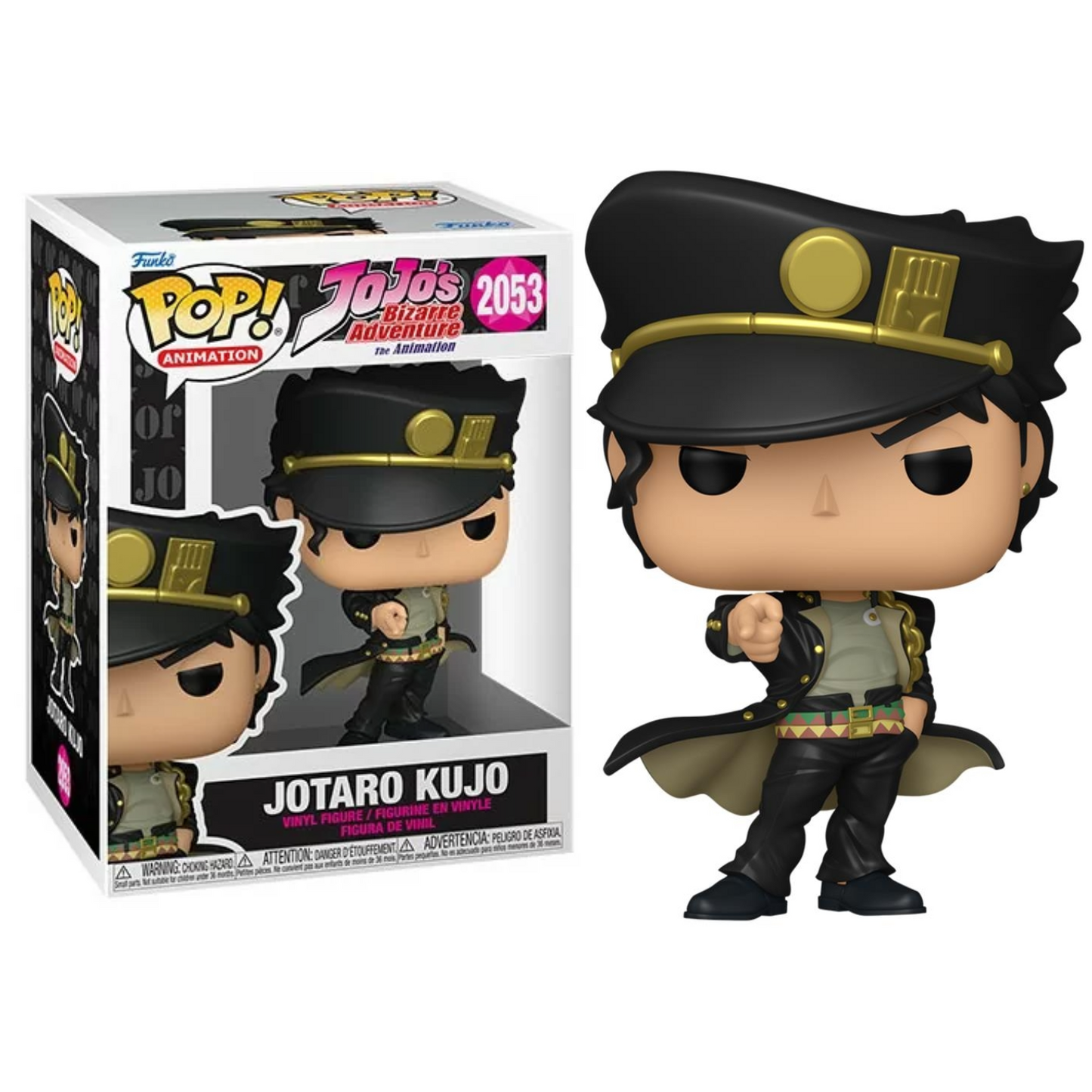 Funko Pop ! Animation - Jojo'S Bizarre Adventure (2053) Jotaro Figure 9cm