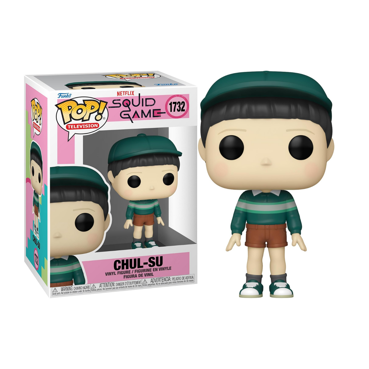 Funko Pop ! Television - Squid Game - (1732) Chul-Su Vinyl Figure 9cm