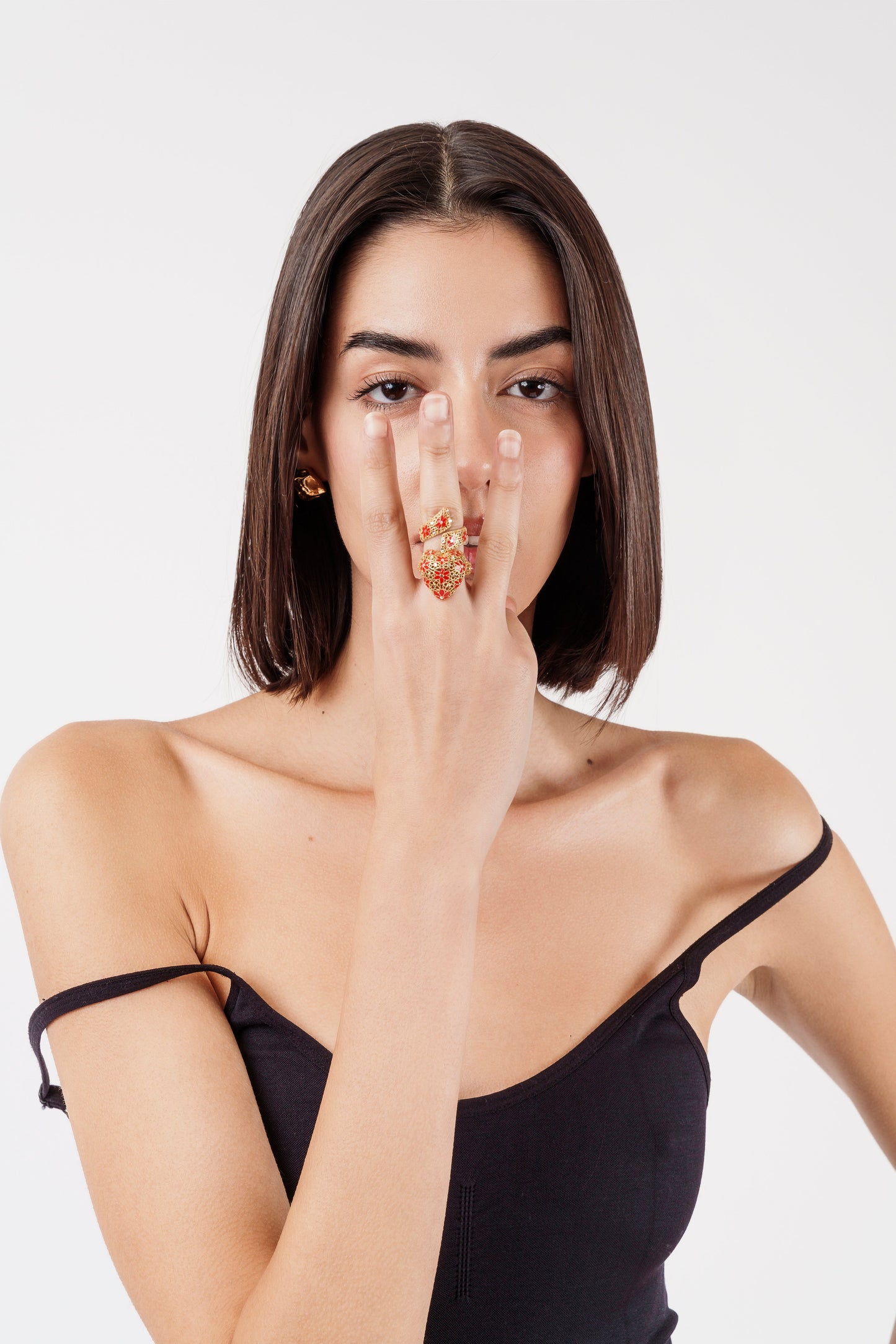 ANELLO IN ARGENTO REGOLABILE "DRAMA BABY"