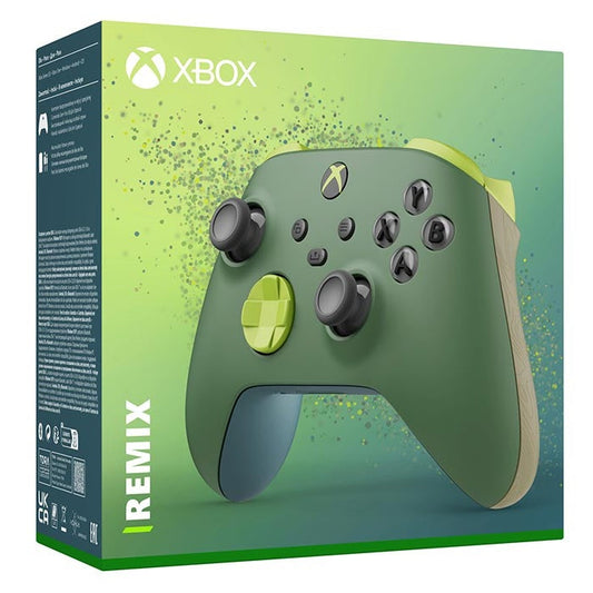 CONTROLLER MICROSOFT XBOX SERIE X/S WIRELESS REMIX VERDE JOYPAD ONE PC NUOVO