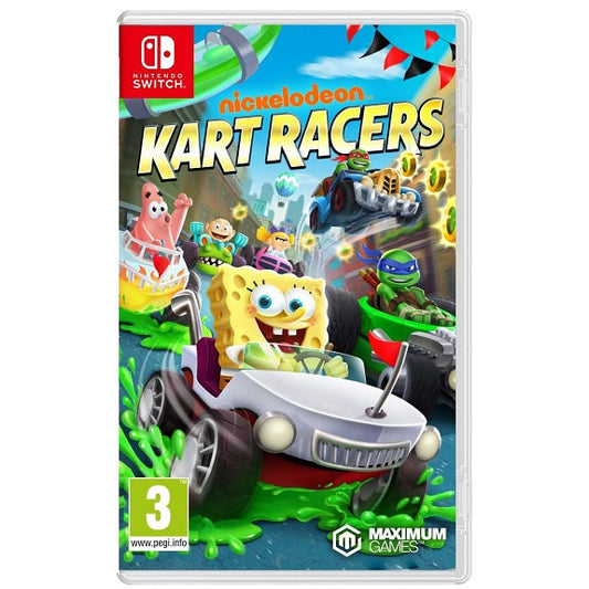 Nickelodeon Kart Racers Spongebob TMNT Nintendo Switch Game Italian New