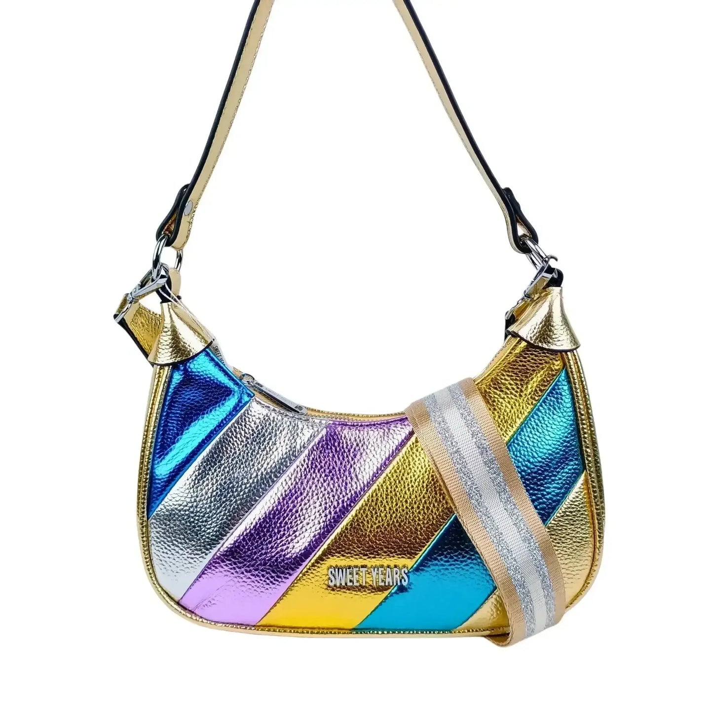 Rainbow Metallic Crossbody Bag - MS-0008
