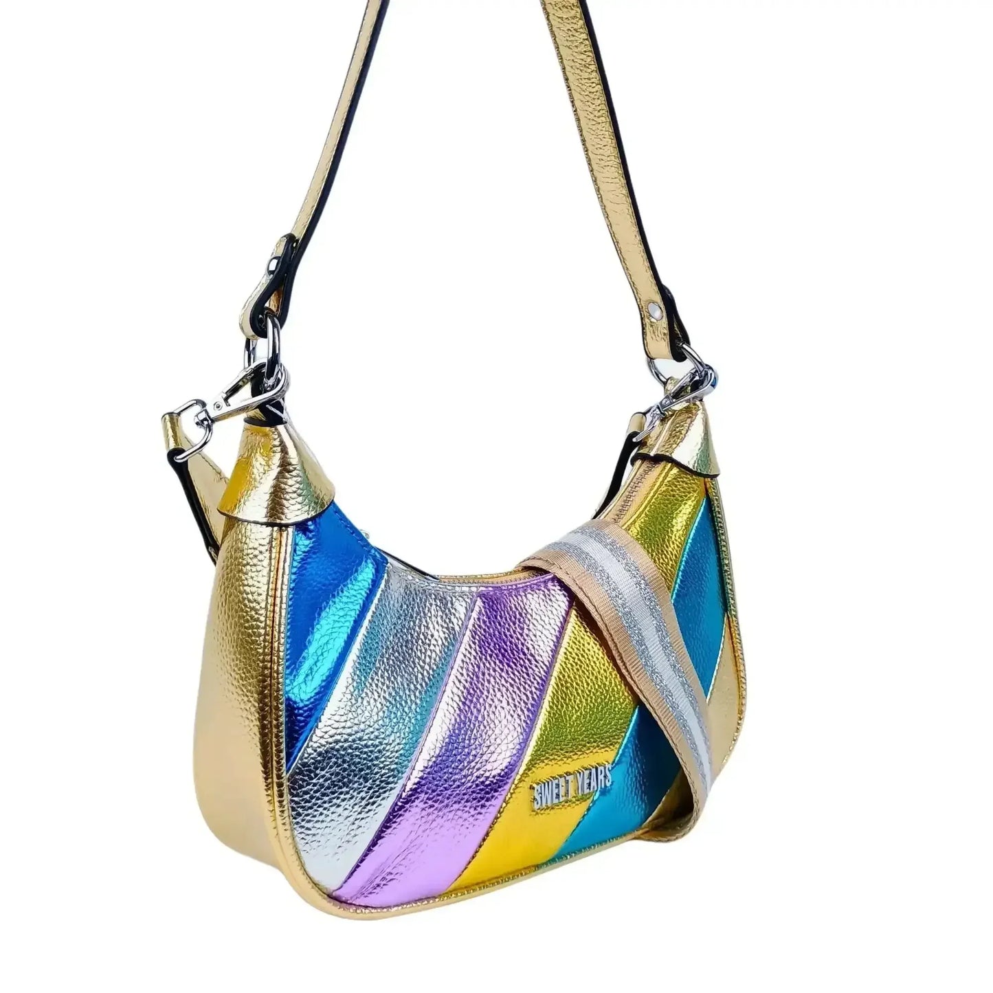 Rainbow Metallic Crossbody Bag - MS-0008
