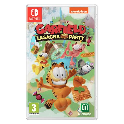 Garfield Lasagna Party Nintendo Switch Italian Game New EU Arcade Sealed