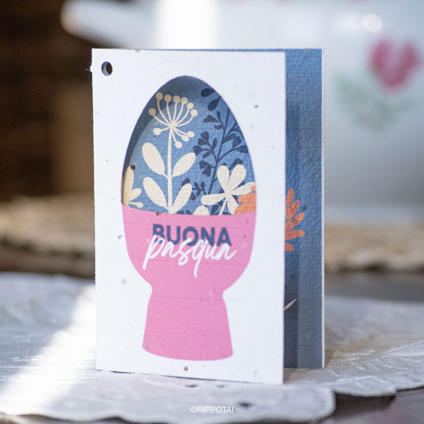 Biglietti di Auguri per Pasqua in Carta Piantabile Releaf – Kit da 8