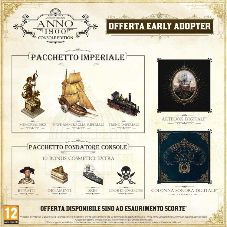 Anno 1800 Console Edition Ps5 Videogioco Playstation 5 Gioco Italiano Pal Ita