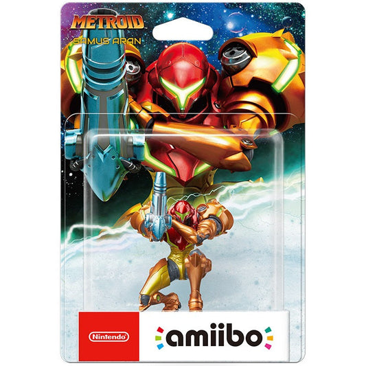 Amiibo Metroid Samus Aran Figure Statua Statuetta Nintendo Switch