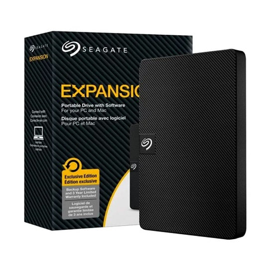 Seagate Expansion +Rescue External Hard Drive 1TB HDD Ext 2.5" PC PS4 Memory