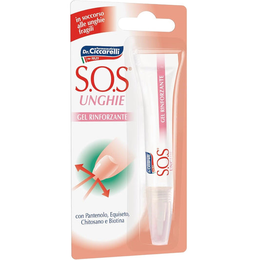 S.O.S Dr Ciccarelli Gel Rinforzante Unghie 10ml Made Italy Dermatologico