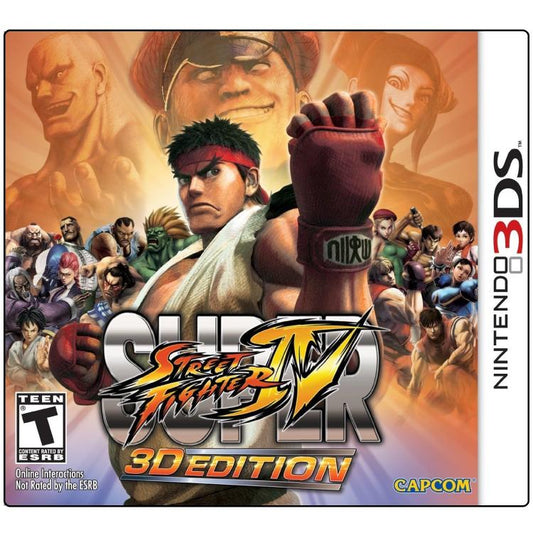 Super Street Fighter 4 Iv: 3D Edition Nintendo 3Ds Videogioco Italiano Nuovo
