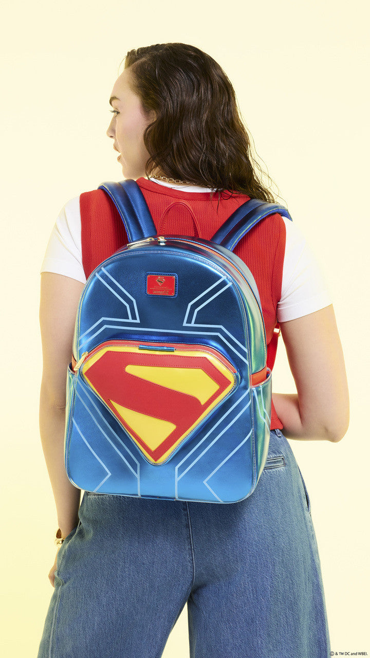 Funko Loungefly Warner Bros - Zainetto DC Superman Glow Full-Size Backpack