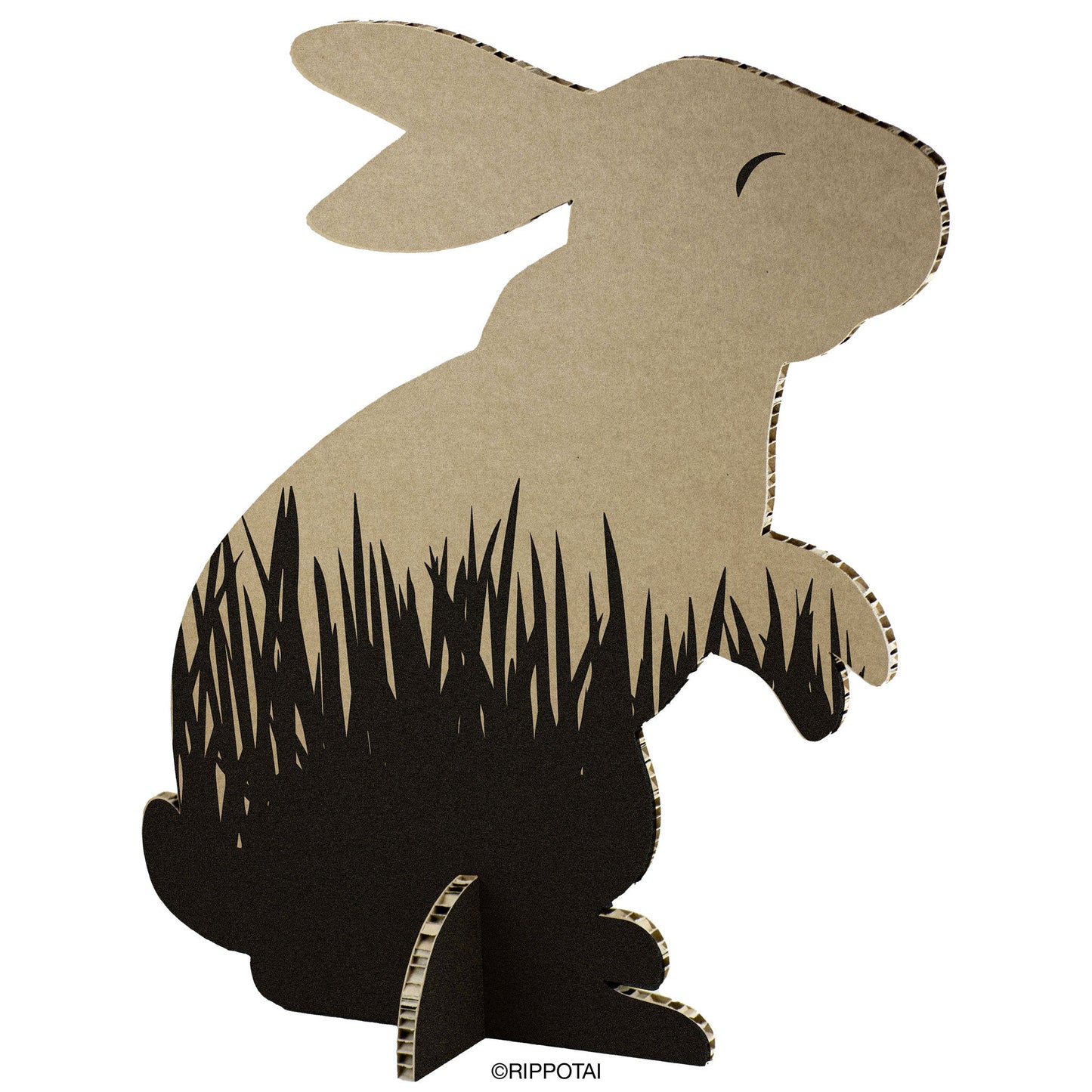 Coniglietto pasquale in cartone per allestimento vetrine Pasqua