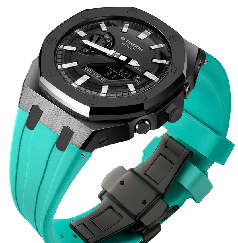 Cinturini + Copri Cassa IRON in acciaio per Casio Gshock 2100