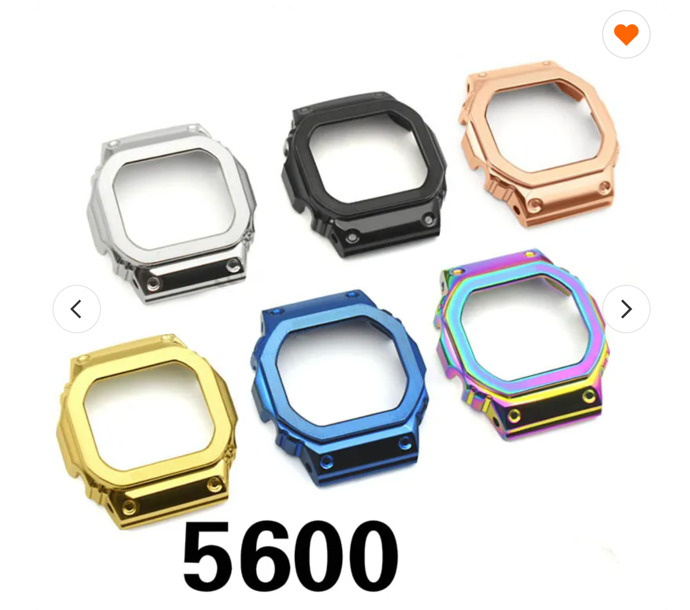 Copri Cassa Acciaio per GShock 5600