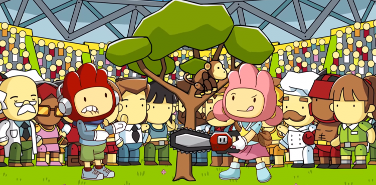 Scribblenauts Showdown PS4 Video Game Sony PlayStation 4 Italian Puzzle New