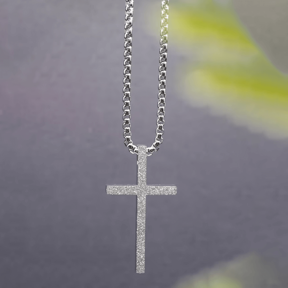 Collana Croce - A Mio Figlio con Amore Mamma.