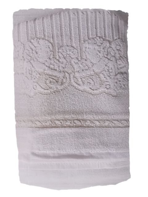 Set Spugna Angioletti 1+1 in Cotone Egiziano Jacquard