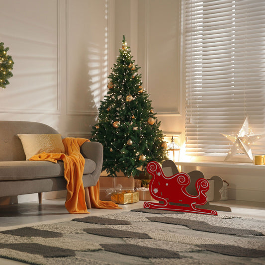 Slitta Natalizia Ecologica - Slitta di Babbo Natale Sostenibile e Decorativa