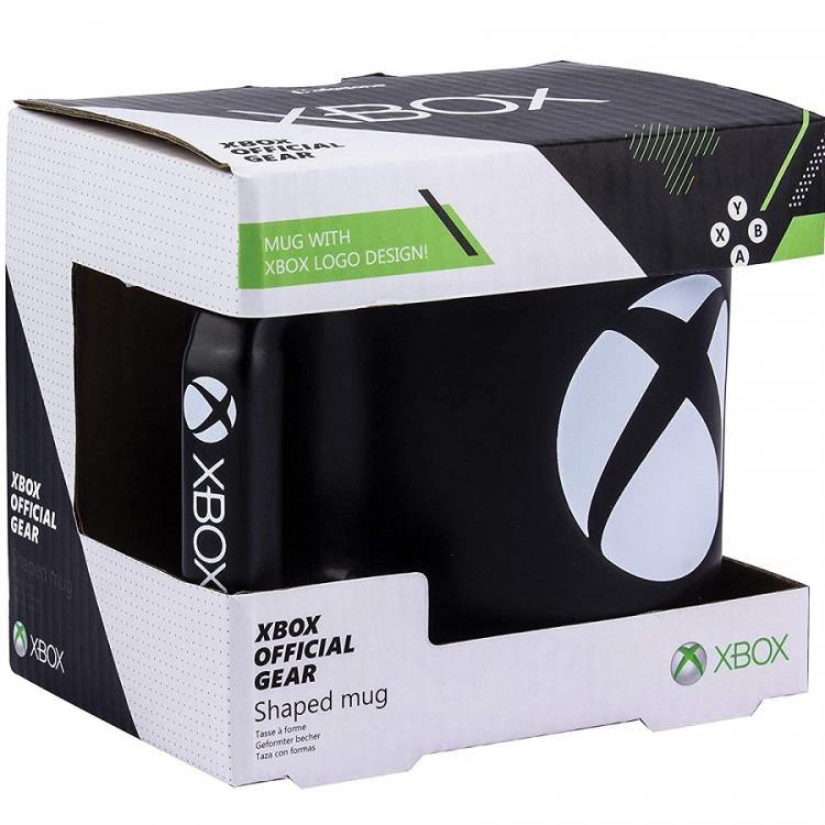Paladone Xbox Tazza Da Caffe Con Logo Official Design In Ceramica Nero Videogame