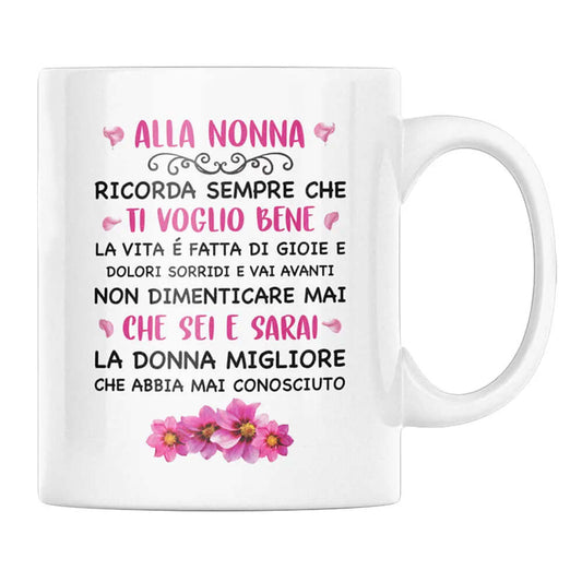 Tazza Alla Nonna Ricorda Sempre Che Ti Voglio Bene