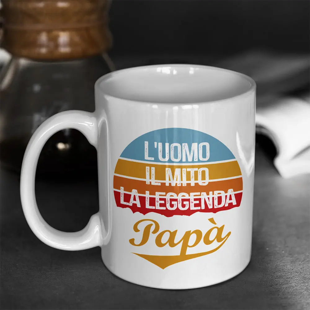 Tazza Papà L'Uomo Mito Leggenda