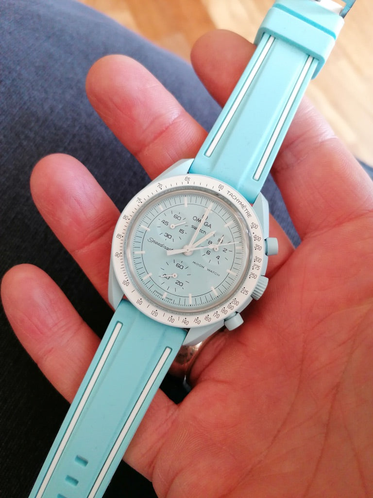 Cinturini silicone BEACH per Omega x Swatch