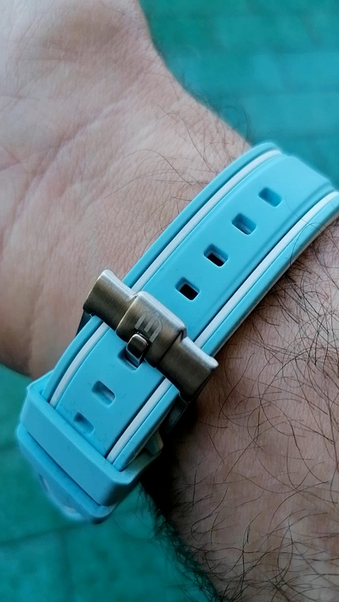 Cinturini silicone BEACH per Omega x Swatch