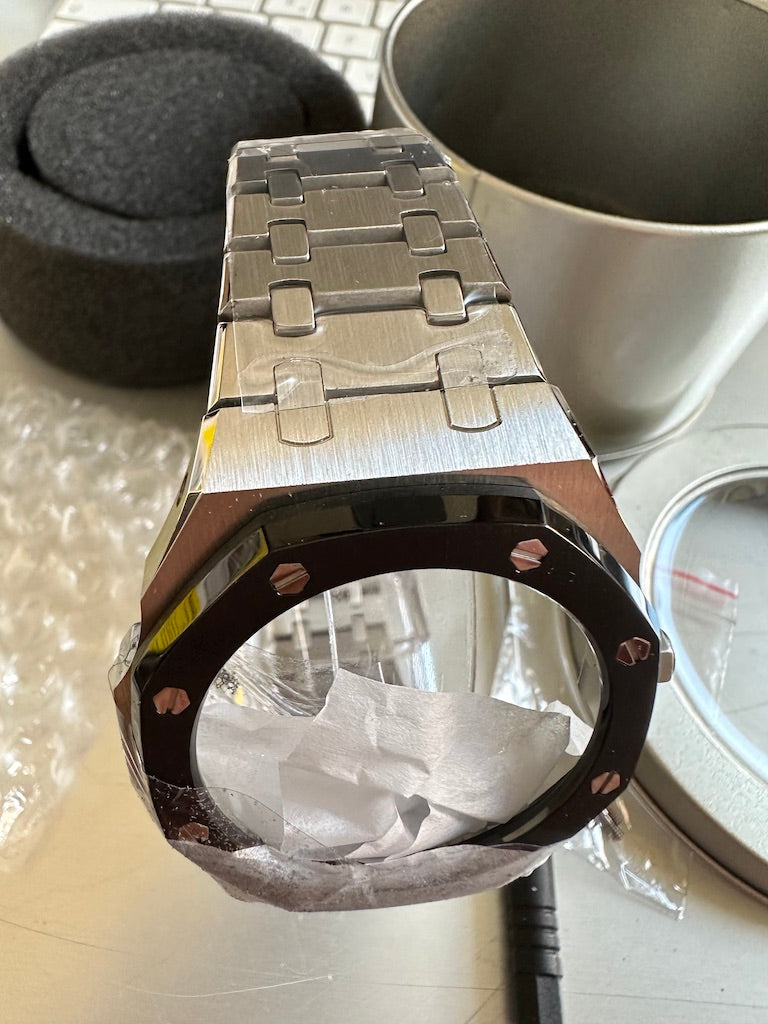 Cinturini + Copri Cassa IRON in acciaio per Casio Gshock 2100